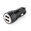 Зарядное устройство Vinga Dual USB Car Charger aluminium 15.5W Max (VCCAABK)