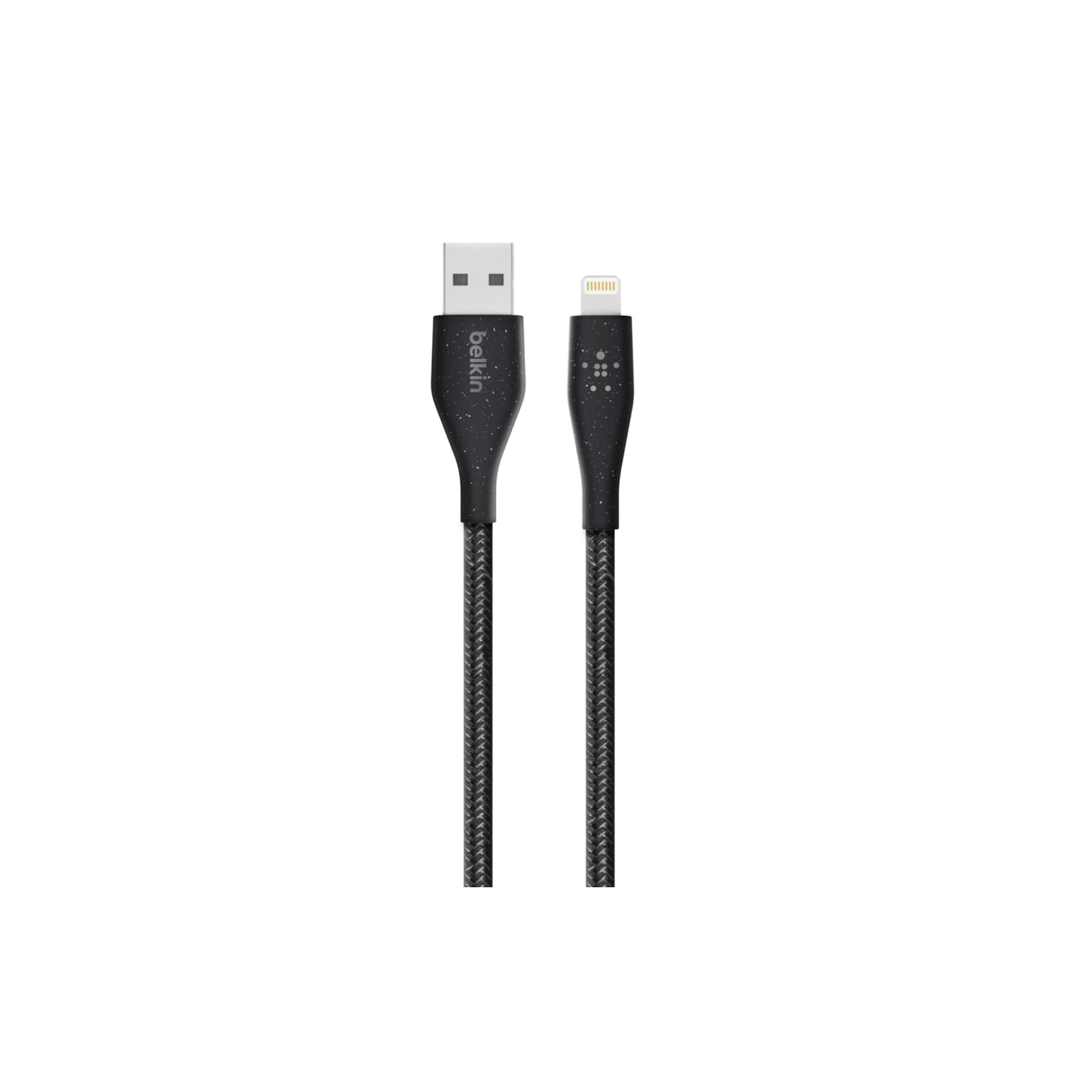Дата кабель USB 2.0 AM to Lightning 2.0m DuraTek™ Plus black Belkin (F8J236BT10-BLK) изображение 2