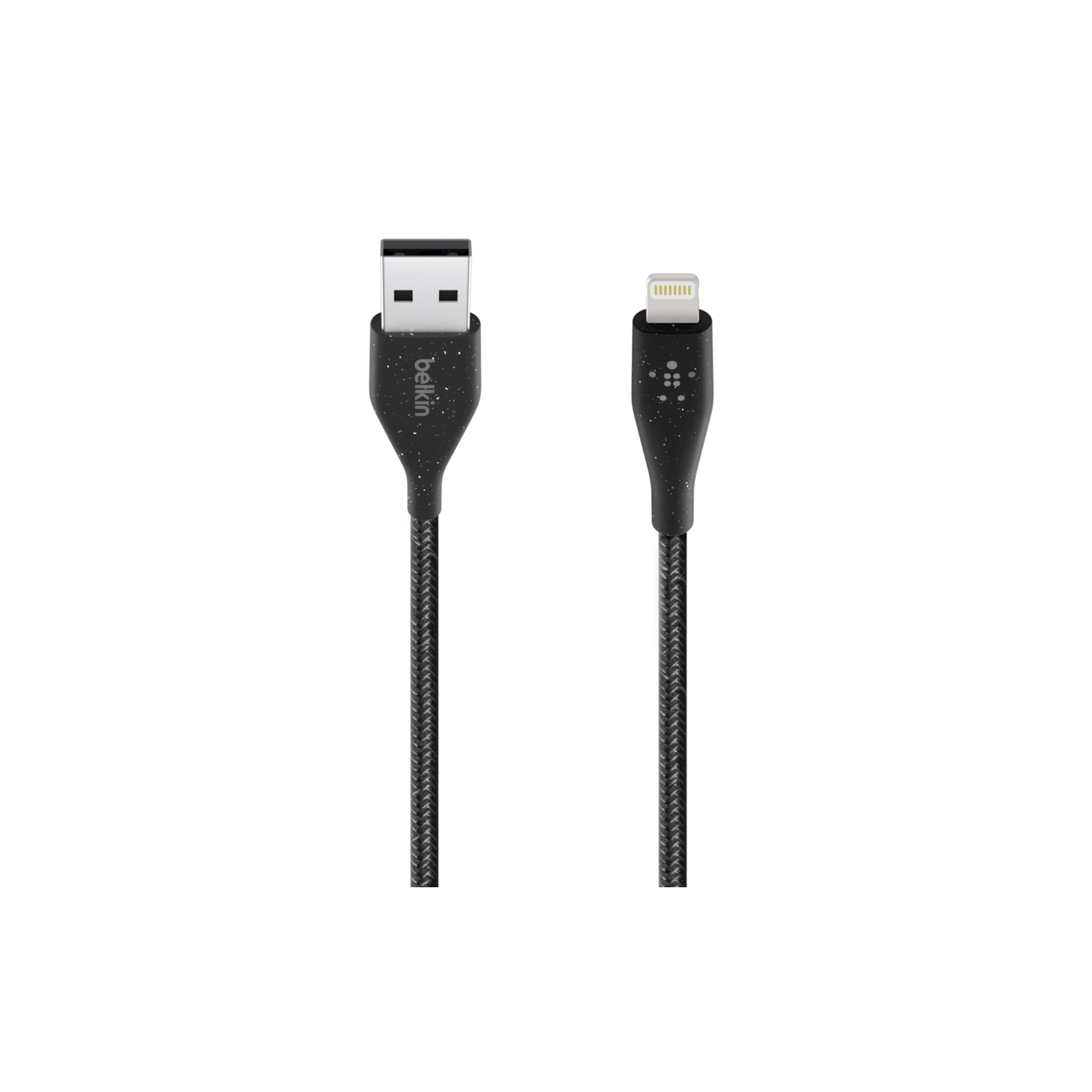 Дата кабель USB 2.0 AM to Lightning 2.0m DuraTek™ Plus black Belkin (F8J236BT10-BLK) изображение 3