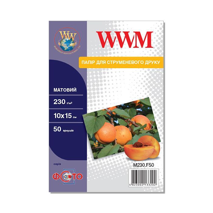 Фотопапір WWM 10x15 (M230.F50)