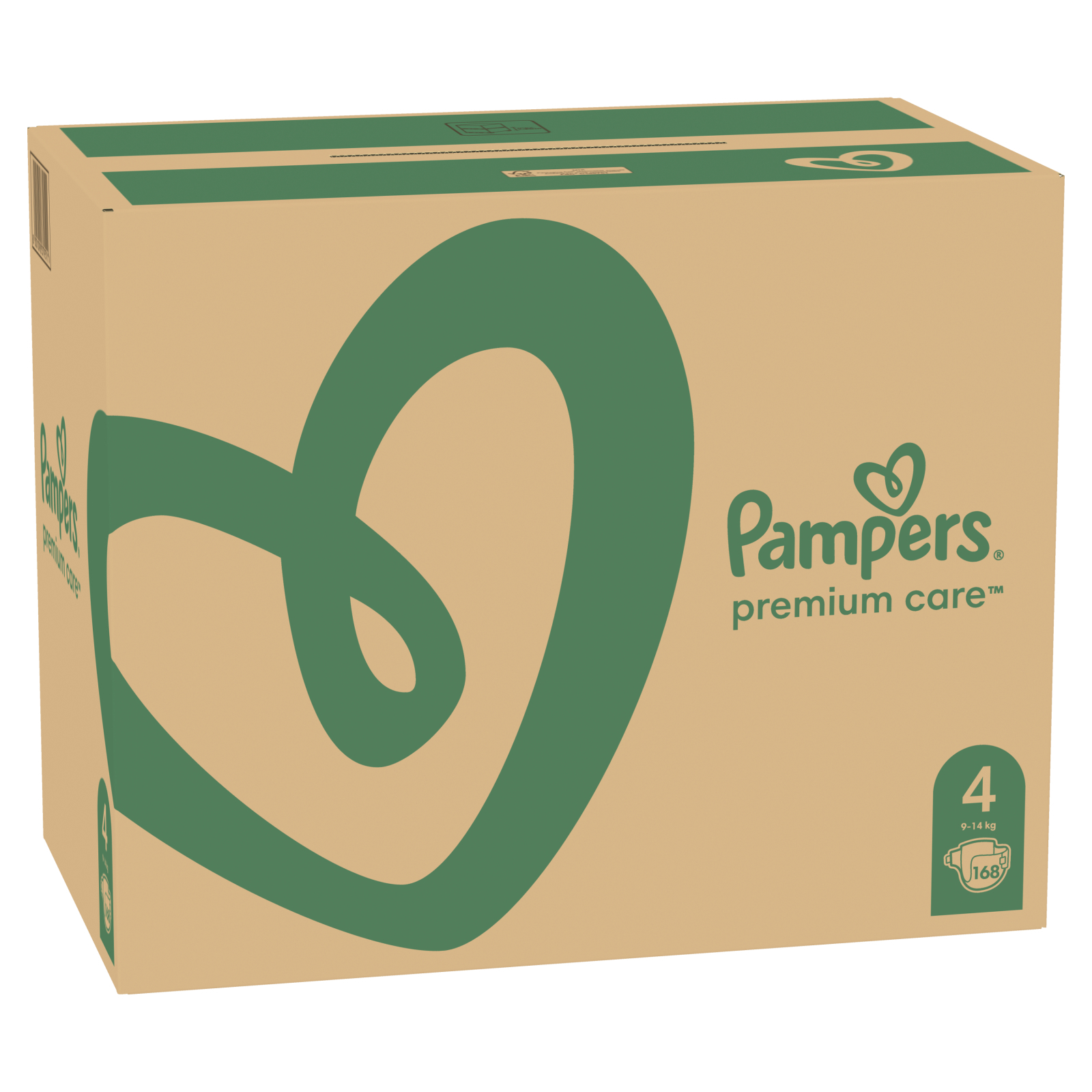 Підгузки Pampers Premium Care Maxi Розмір 4 (9-14 кг) 168 (8001090379511) зображення 3
