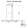 Вытяжка кухонная Minola TS 6722 BL 1100 LED GLASS изображение 12