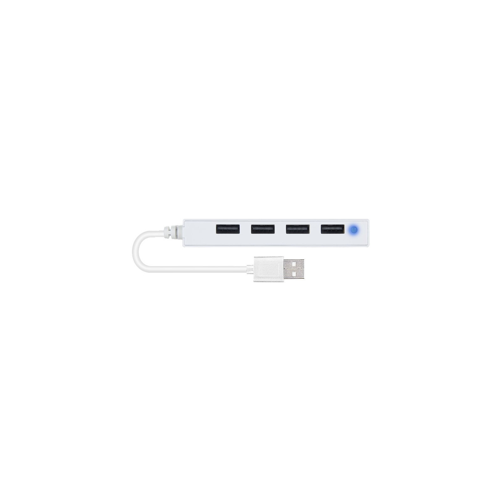 Концентратор Speedlink SNAPPY SLIM USB Hub, 4-Port, USB 2.0, Passive, White (SL-140000-WE) изображение 2