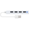 Концентратор Speedlink SNAPPY SLIM USB Hub, 4-Port, USB 2.0, Passive, White (SL-140000-WE) изображение 2