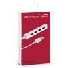 Концентратор Speedlink SNAPPY SLIM USB Hub, 4-Port, USB 2.0, Passive, White (SL-140000-WE) изображение 3