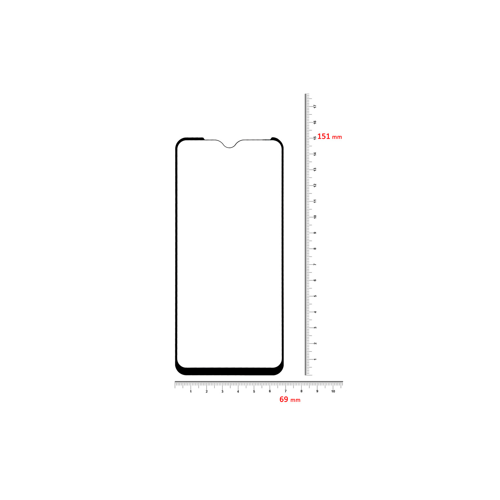 Стекло защитное BeCover Samsung Galaxy A50/A50s 2019 SM-A505/SM-A507 Black (703444) изображение 2