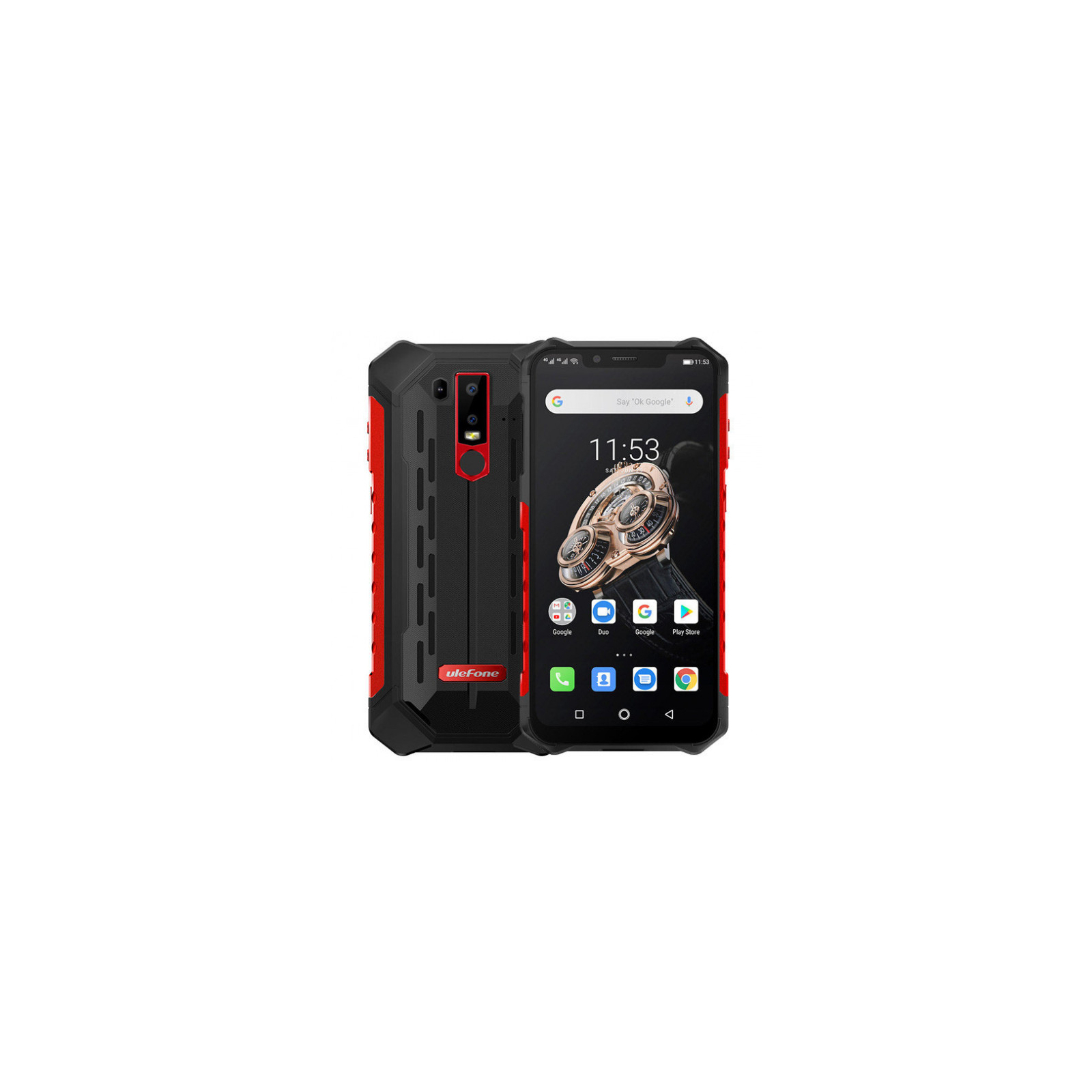 Мобильный телефон Ulefone Armor 6S 6/128Gb Black Red (6937748732907)