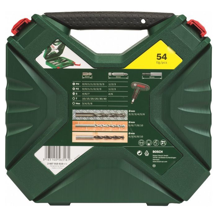 Набор сверл и бит Bosch X-LINE-54 (2.607.010.610) изображение 2