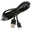 Дата кабель USB 2.0 AM to Type-C 1.0m 3A Black Florence (FD-T1-3B)