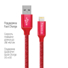 Дата кабель USB 2.0 AM to Lightning 2.0m red ColorWay (CW-CBUL007-RD) изображение 3