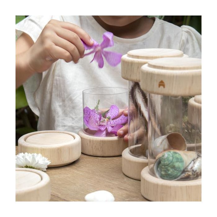 Игровой набор Guidecraft Набор Natural Play Сокровища в баночках прозрачный (G3086) изображение 10