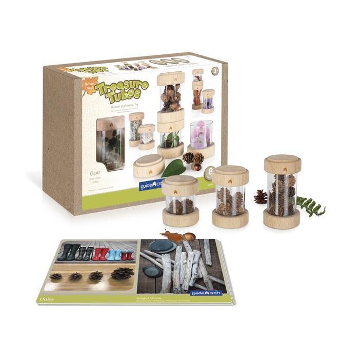 Игровой набор Guidecraft Набор Natural Play Сокровища в баночках прозрачный (G3086)