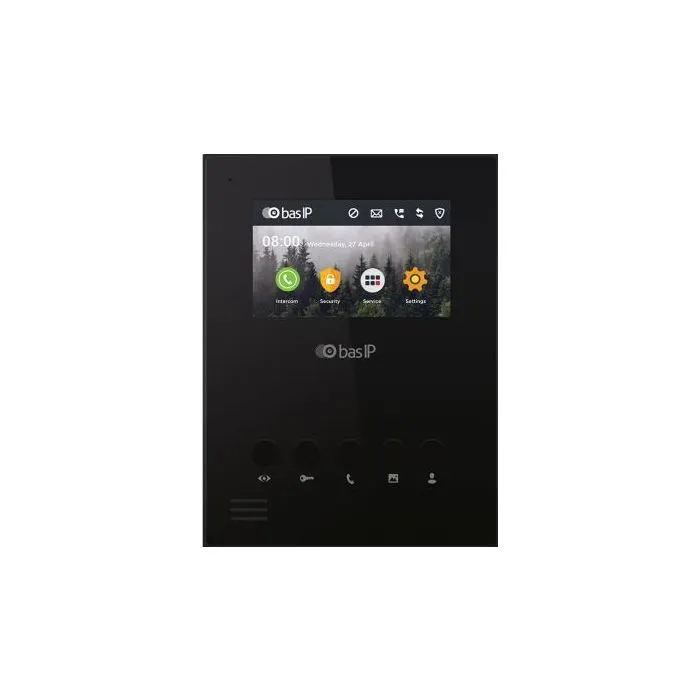 Відеодомофон Bas-IP AU-04LA Black (AU-04LA_B)