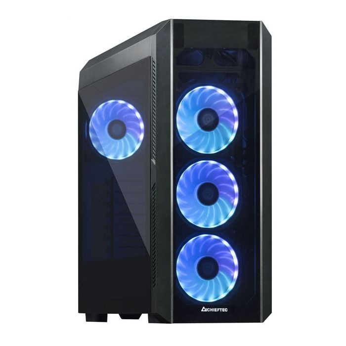 Корпус для ПК Chieftec Scorpion 3 Tempered Glass Edition (GL-03B-OP)