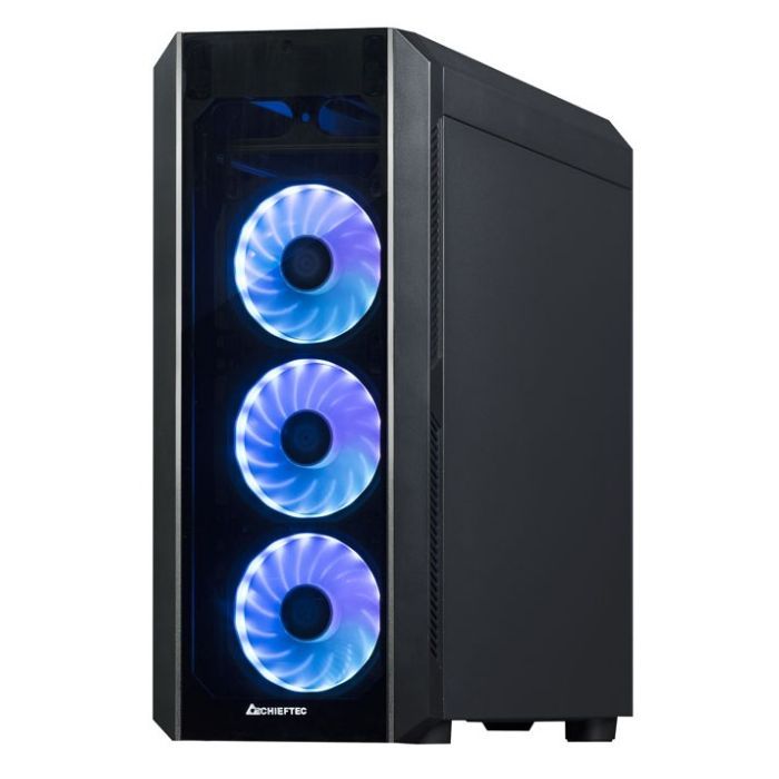 Корпус для ПК Chieftec Scorpion 3 Tempered Glass Edition (GL-03B-OP) изображение 4
