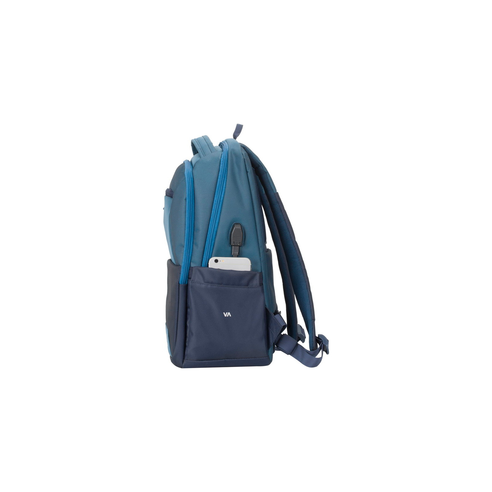 Рюкзак для ноутбука RivaCase 15.6" 7767 Steel blue/aquamarine (7767Steel blue/aquamarine) зображення 3