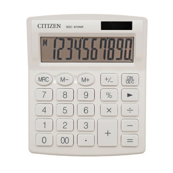 Калькулятор Citizen SDC810NRWHE