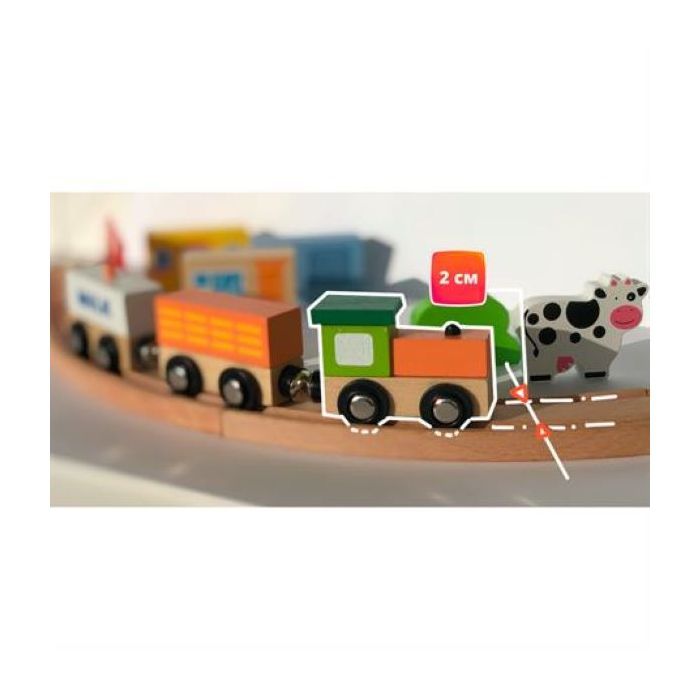 Залізниця Viga Toys 90 деталей (50998) зображення 3