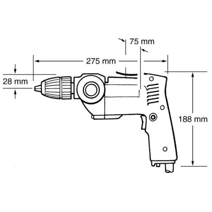 Дриль Makita DP4700 зображення 3