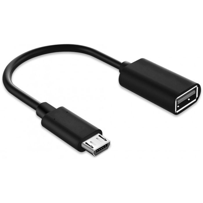 Переходник OTG USB 2.0 AF to Micro 5P 0.1m black XoKo (XK-AC130-BK)