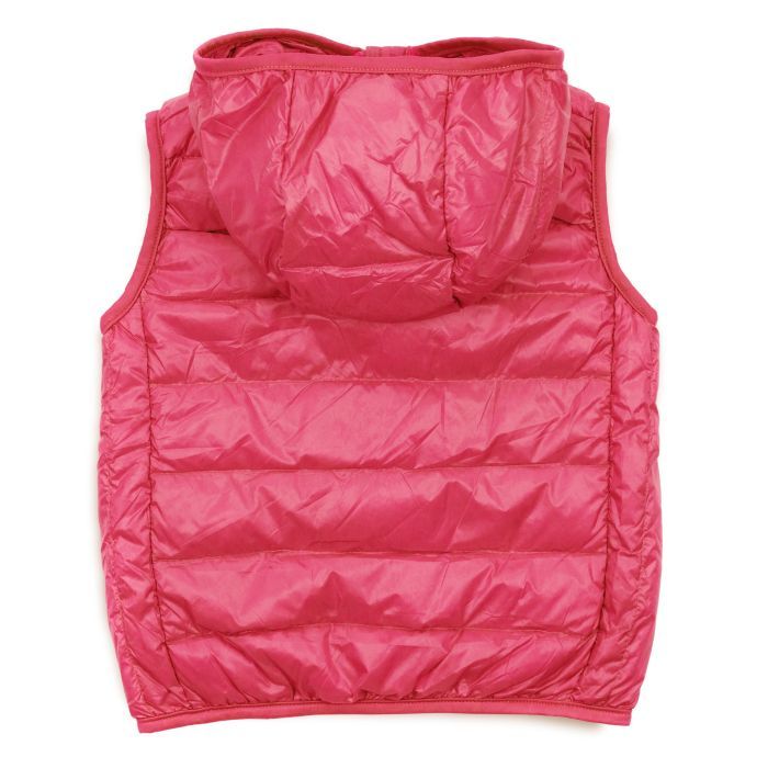 Жилет детский Kurt пуховый с капюшоном (V-HT-580T-116-pink) изображение 2