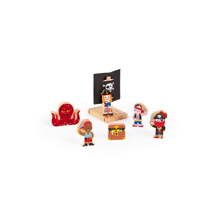 Игровой набор Janod Корабль пиратов 3D (J08579) изображение 6