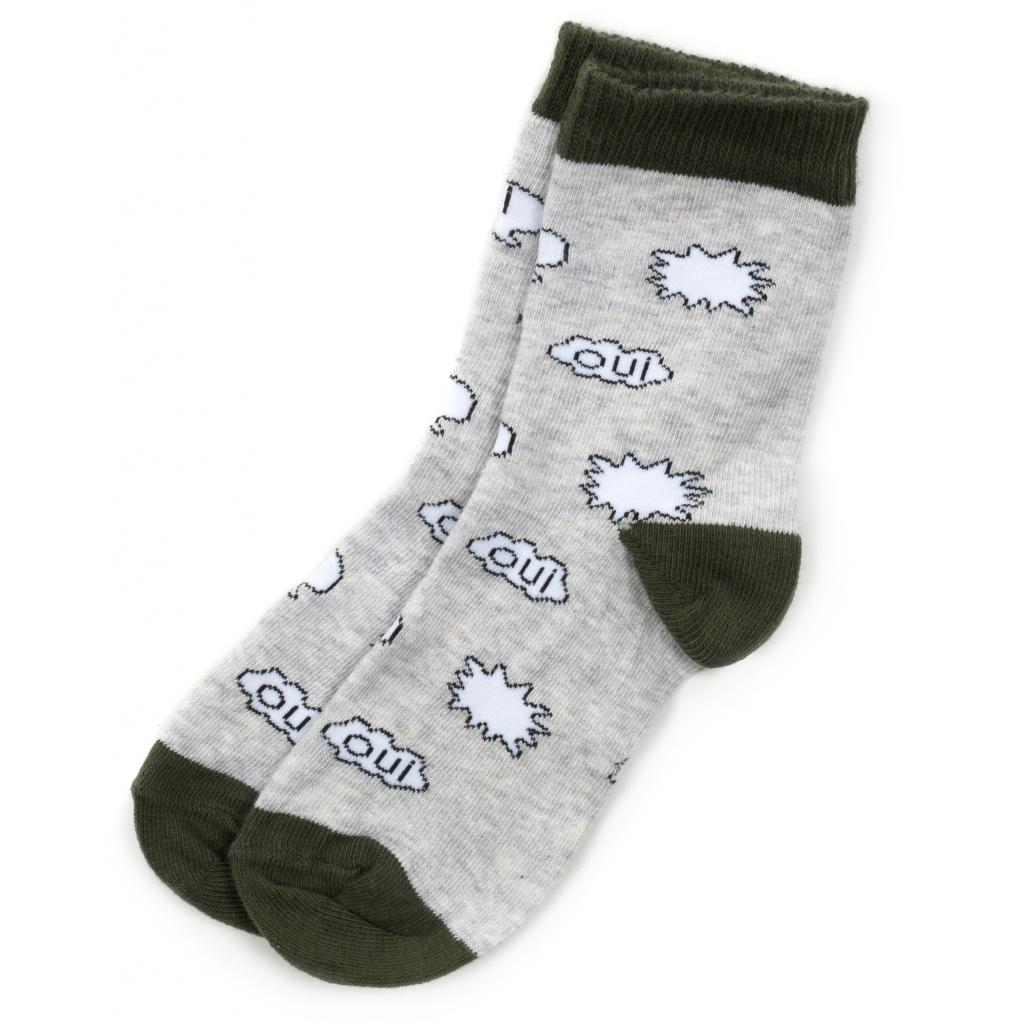 Шкарпетки дитячі Bross з хмаринками (17063-5-gray)