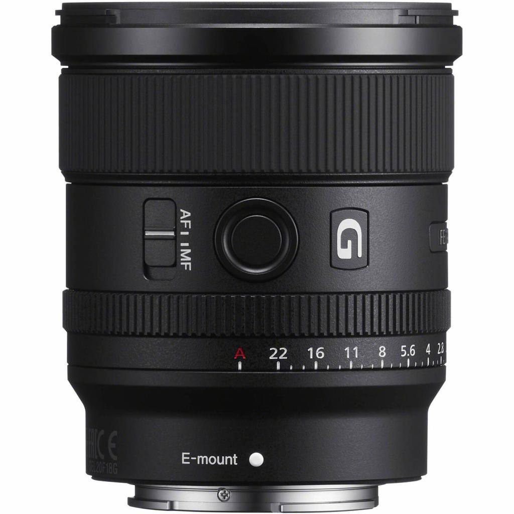 Об'єктив Sony 20mm, f/1.8 G для камер NEX FF (SEL20F18G.SYX) зображення 3