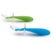 Набор детской посуды Munchkin Gentle Scoop Ложки силиконовые 2 шт Голубой, Зеленый (27147.01) изображение 2
