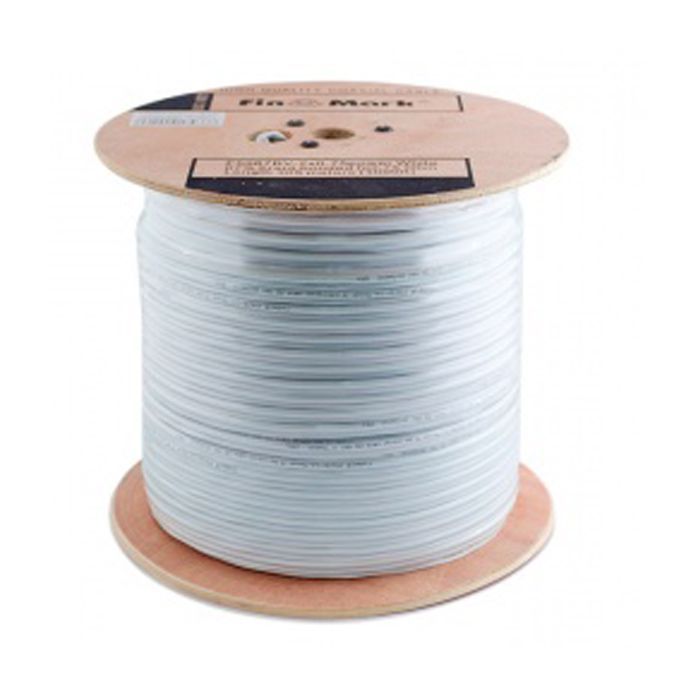 Кабель комбинированный FinMark RG-59, CCS, + 2x0.75 power(CU), white, 305м (F5967BVwhite-2x0.75power 305m) изображение 2
