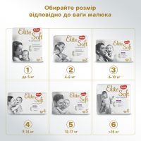 Подгузники Huggies Elite Soft Platinum Mega 2 (4-8 кг) 82 шт (5029053548869) изображение 10