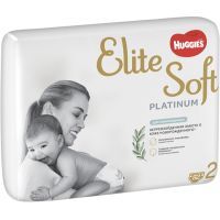 Подгузники Huggies Elite Soft Platinum Mega 2 (4-8 кг) 82 шт (5029053548869) изображение 2