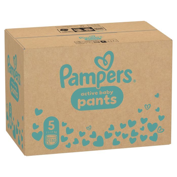 Подгузники Pampers трусики Pants Junior Размер 5 (12-17 кг) 152 шт (8006540068601) изображение 2