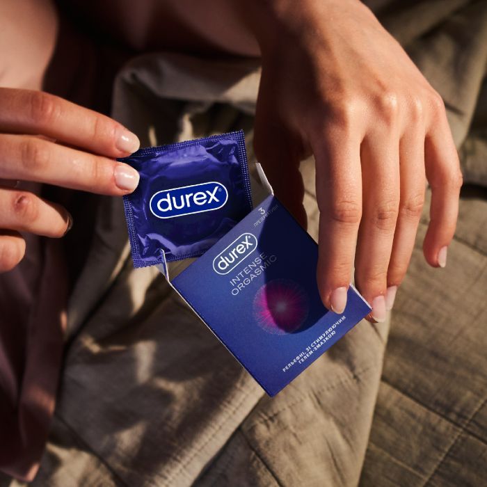 Презервативы Durex Intense Orgasmic рельефные со стимул. гелем-смазкой 3 шт. (5052197056068) изображение 5