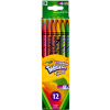 Карандаши цветные Crayola Твист выкручиваются и стираются 12 шт (256360.024)