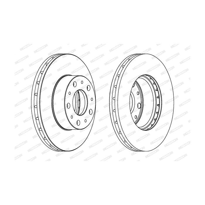 Тормозной диск FERODO DDF1800