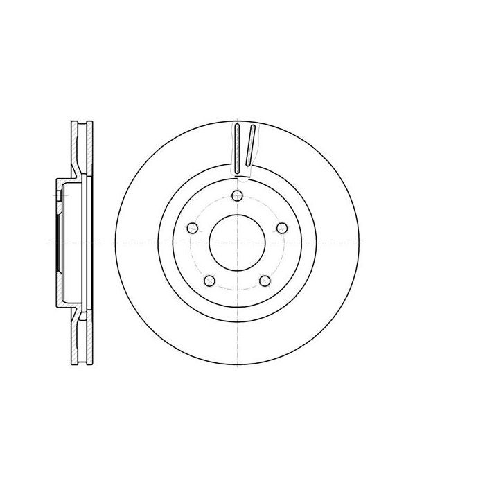 Тормозной диск REMSA 61087.10