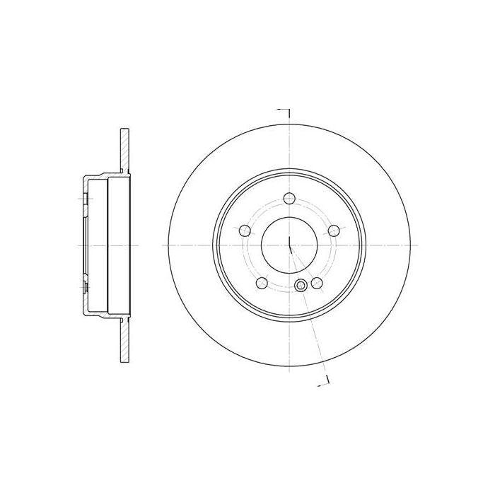 Тормозной диск REMSA 6555.00