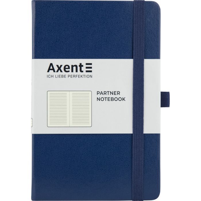 Книга записная Axent Partner 125х195 мм в линейку 96 листов Синяя (8308-02-A)