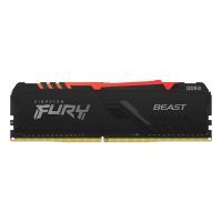 Модуль памяти для компьютера DDR4 8GB 2666 MHz Fury Beast RGB Kingston Fury (ex.HyperX) (KF426C16BBA/8) изображение 4