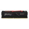 Модуль памяти для компьютера DDR4 8GB 2666 MHz Fury Beast RGB Kingston Fury (ex.HyperX) (KF426C16BBA/8) изображение 4