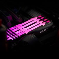Модуль памяти для компьютера DDR4 8GB 2666 MHz Fury Beast RGB Kingston Fury (ex.HyperX) (KF426C16BBA/8) изображение 8