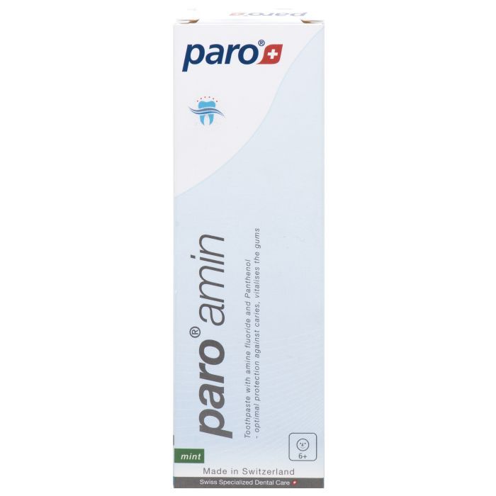 Зубная паста Paro Swiss amin на основе аминофторида 1250 ppm 75 мл (7610458026687) изображение 2