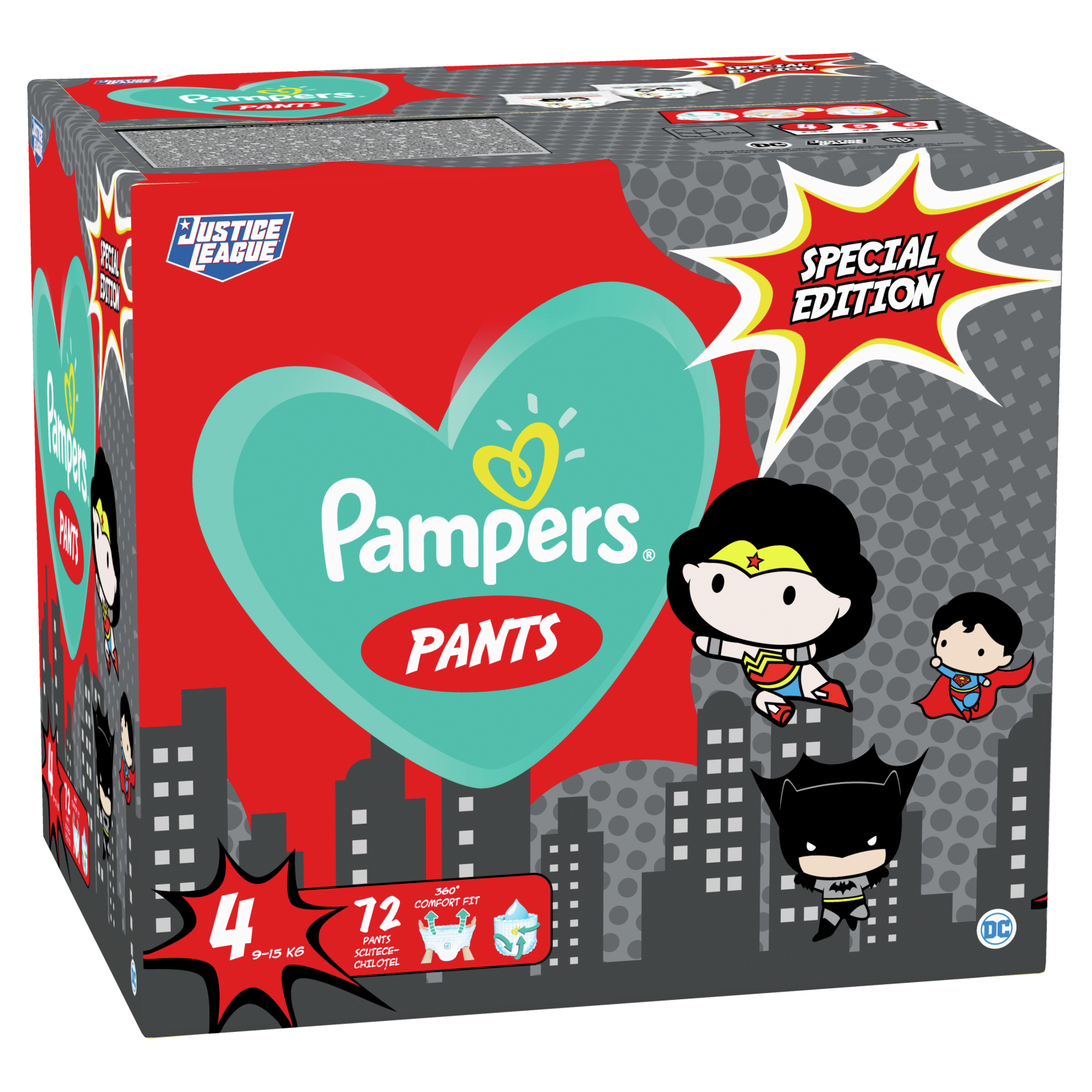 Підгузки Pampers трусики Pants Special Edition Розмір 4 (9-15 кг) 72 шт. (8001841968254) зображення 2