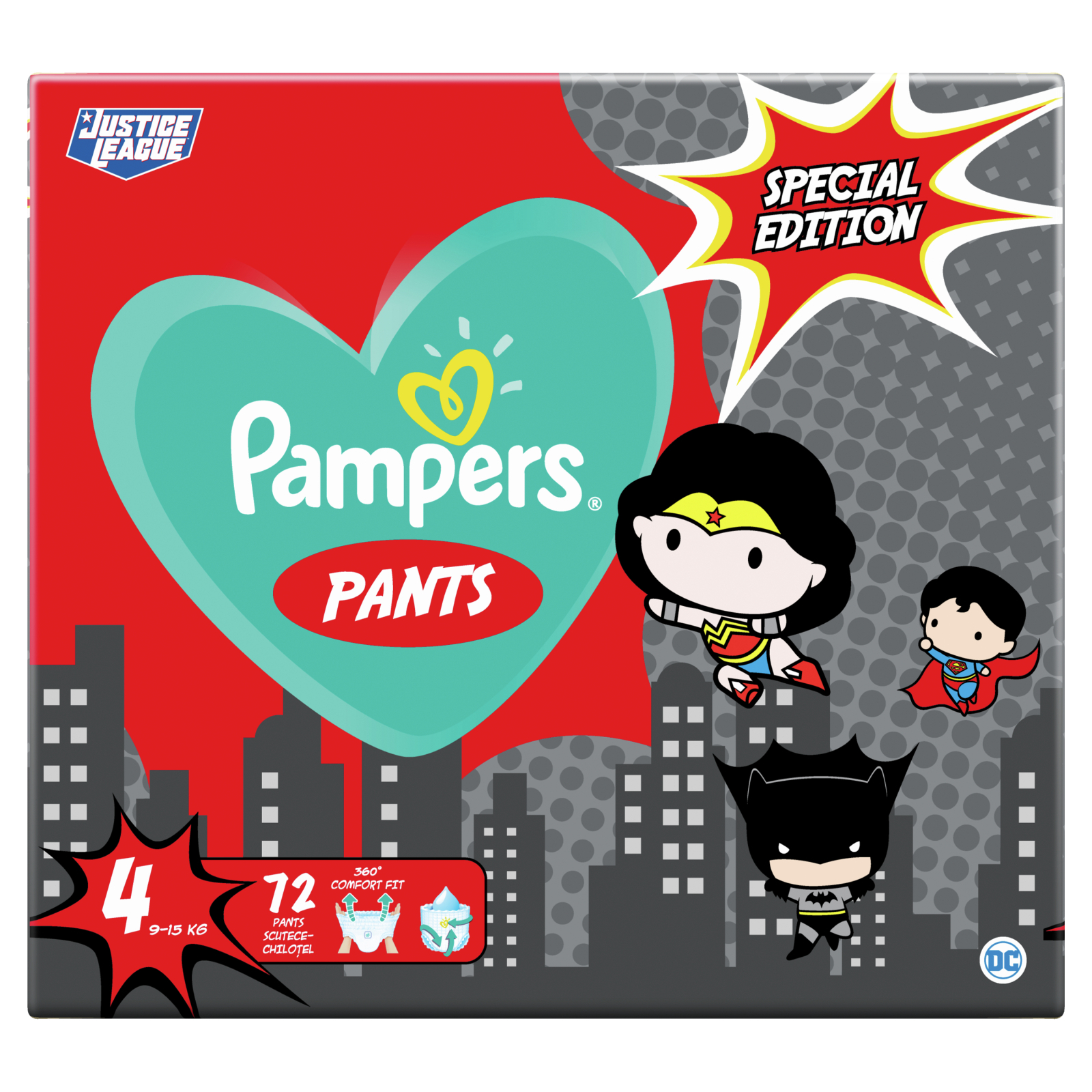 Підгузки Pampers трусики Pants Special Edition Розмір 4 (9-15 кг) 72 шт. (8001841968254)