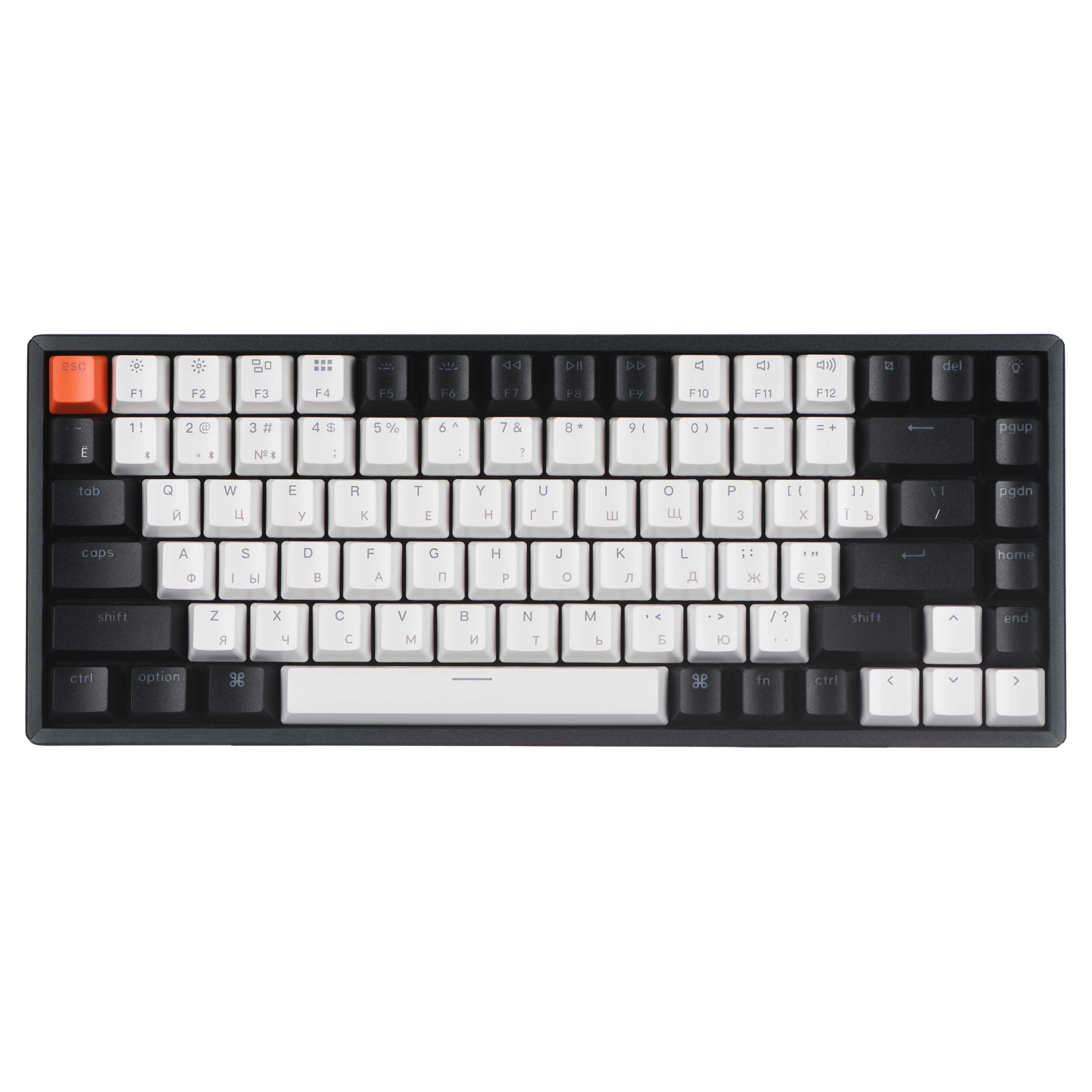 Клавиатура Keychron K2 84 Key Aluminum Frame Hot-Swap Gateron RGB Red (K2C1H_KEYCHRON)