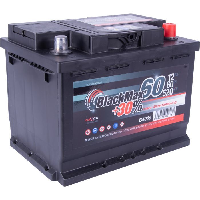 Аккумулятор автомобильный BlackMax 60А (B4005)
