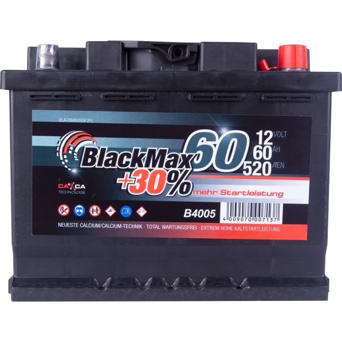 Аккумулятор автомобильный BlackMax 60А (B4005) изображение 2