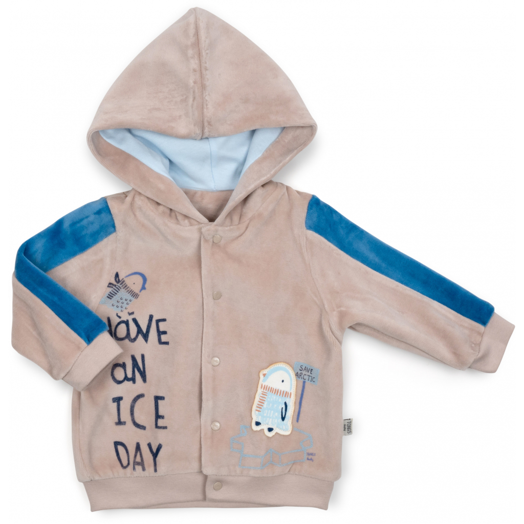 Набір дитячого одягу Tongs велюровий (4024-68B-blue) зображення 4