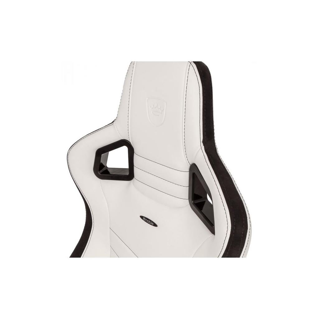 Кресло игровое Noblechairs Epic White/Black (NBL-PU-WHT-001) изображение 2